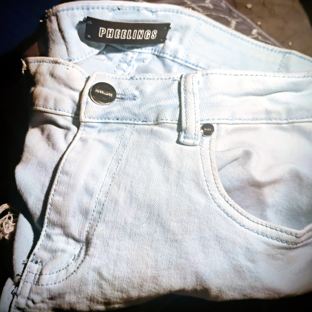 Light Blue Skinny Jeans for Men